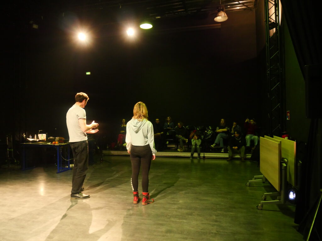 Salle noire de l'Espace Koltès