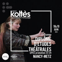 Diplôme d’études théâtrales 2024