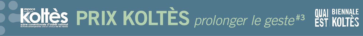 Prix Koltès - prolonger le geste #3