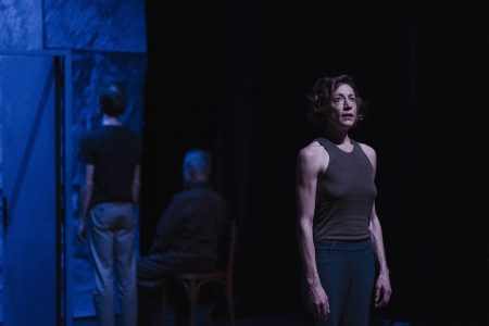 France, Vitry-sur-Seine, 2023-11-22. Le spectacle Jeanne, mis en scène par Yan Allegret, est acceuilli en co-création à Vitry-sur-Seine par le Théâtre Jean Vilar et le Nouveau Gare au Théâtre. Photographie de Denis Meyer / Hans Lucas.